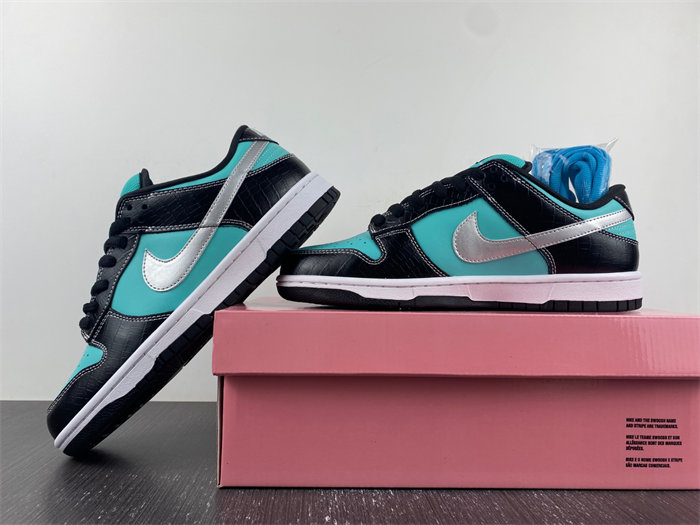 nike sb dunk low Di*m*nd supply co. aqua blue 304292-402