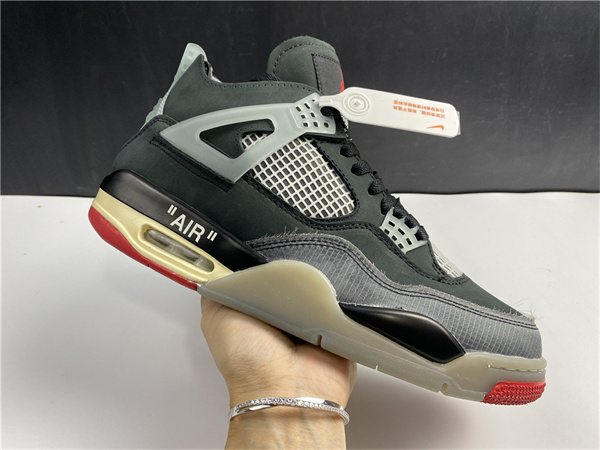 OFF-WHITE x Air Jordan 4 “Bred”