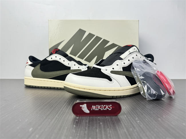 Travis Scott x Air Jordan 1 Low OG Olive DZ4137-106