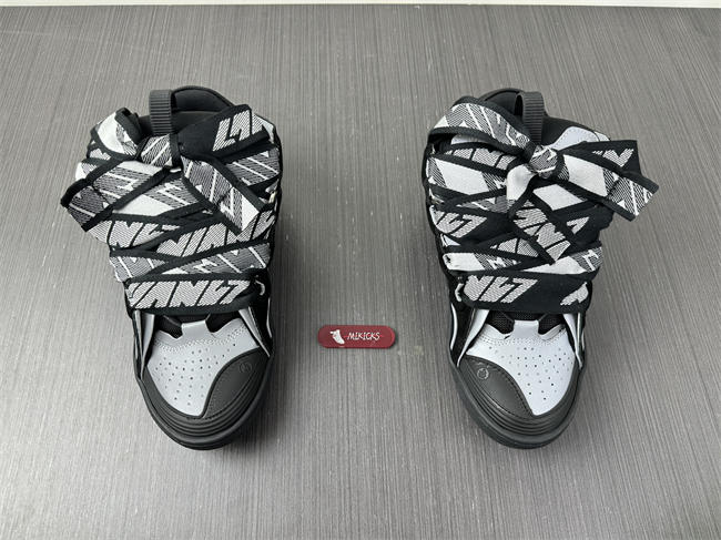 Lanvon Curb SneakerBlack Grey FM-SKRK11-REFL-P2210