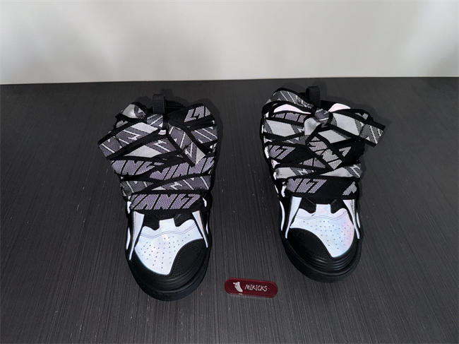 Lanvon Curb SneakerBlack Grey FM-SKRK11-REFL-P2210