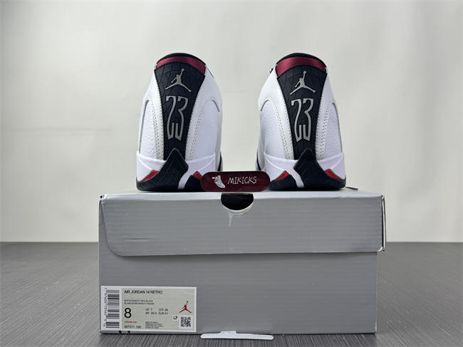 Air Jordan 14 “Black Toe” 487471-160